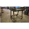 Image 5 : METAL FRAME WITH WOOD MOBILE PLATFORM MATERIAL CART - APPROX. 4FT X 2 1/2FT