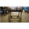 Image 6 : METAL FRAME WITH WOOD MOBILE PLATFORM MATERIAL CART - APPROX. 4FT X 2 1/2FT