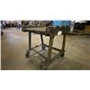 Image 1 : METAL FRAME WITH WOOD MOBILE MATERIAL SHOP CART - APPROX. 3FT X 2 1/2FT X 3FT HIGH