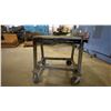 Image 2 : METAL FRAME WITH WOOD MOBILE MATERIAL SHOP CART - APPROX. 3FT X 2 1/2FT X 3FT HIGH