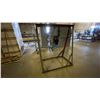 Image 4 : METAL MOBILE MATERIAL DOLLY AND METAL A-FRAME MATERIAL STORAGE RACK