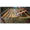 Image 2 : LARGE GROUP OF HEAVY SOLID COPPER BARS AND PLATE BRACKETS