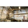 Image 1 : 500LBS. CAPACITY APPROX. 16FT ARM  JIB CRANE WITH 1 TON CAPACITY VULCAN HOIST