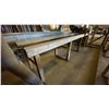 Image 1 : CUSTOM BUILT STEEL MATERIAL LAY-OUT WORK TABLE AND STEEL BRUSHES WITH STAND