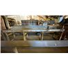 Image 2 : CUSTOM BUILT STEEL MATERIAL LAY-OUT WORK TABLE AND STEEL BRUSHES WITH STAND