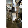 Image 4 : CUSTOM BUILT STEEL MATERIAL LAY-OUT WORK TABLE AND STEEL BRUSHES WITH STAND