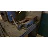 Image 2 : STEEL AND WOOD WORK TABLE WITH ATTACHED VISE, MACHINIST VISE AND ASSORTED INDUSTRIAL GRINDER