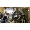 Image 3 : LATHE PARTS - 2 STEADY RESTS AND CHUCK WITH METAL STORAGE STAND