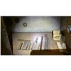 Image 2 : LARGE METAL STORAGE CABINET AND CONTENTS - METAL LATHE TOOLS. PARTS AND ATTACHMENTS