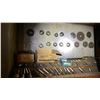 Image 5 : LARGE METAL STORAGE CABINET AND CONTENTS - METAL LATHE TOOLS. PARTS AND ATTACHMENTS
