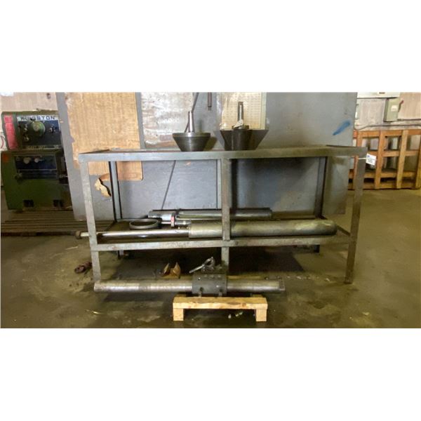 GROUP OF MACHINIST TOOLS/ATTACHMENTS - MULTI-VANE STEEL IMPELLER ASSEMBLY, BULL NOSE