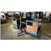 Image 1 : METAL MOBILE SHOP CART, METAL STAND AND MATERIAL ROLLER STAND