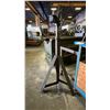 Image 2 : METAL MOBILE SHOP CART, METAL STAND AND MATERIAL ROLLER STAND