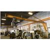 Image 1 : 500LBS. CAPACITY APPROX. 16FT ARM  JIB CRANE WITH 500LBS. CAPACITY  HOIST