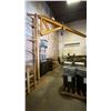 Image 2 : 500LBS. CAPACITY APPROX. 16FT ARM  JIB CRANE WITH 1 TON CAPACITY YALE HOIST