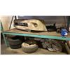 Image 1 : ASSORTED TRUCK PARTS - TIRES, COVER, FRONT BUMPER, SPRINGS AND RUNNING BOARDS