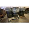 Image 1 : GROUP OF (9) 50 GALLON BARRELS OF CHROMING ACID SOLUTION