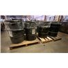 Image 2 : GROUP OF (9) 50 GALLON BARRELS OF CHROMING ACID SOLUTION