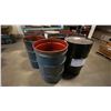 Image 2 : GROUP OF 11 METAL BARRELS