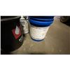 Image 6 : PAINTERS LOT - WORK TABLE, ASSORTED PAINTS, SPRAY GUNS AND MORE