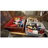 Image 8 : PAINTERS LOT - WORK TABLE, ASSORTED PAINTS, SPRAY GUNS AND MORE