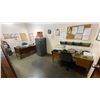 Image 1 : CONTENTS OF SHIPPERS OFFICE - DESK , FILING CABINETS AND MISCELLANEOUS ITEMS