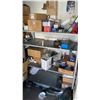 Image 9 : DOWNSTAIRS OFFICE CONTENTS - DESKS, FILING CABINETS , CHAIRS, FAN, HEATER AND OFFICE SUPPLIES