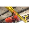 Image 3 : 1.5 TON JIB CRANE. INSPECTED ANNUALLY. 12' BOOM CM LODESTAR HOIST.