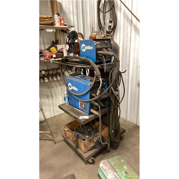 MILLER MIG WELDING KIT. MILLER XMT 350 CC-CV 350 AMP WELDER.