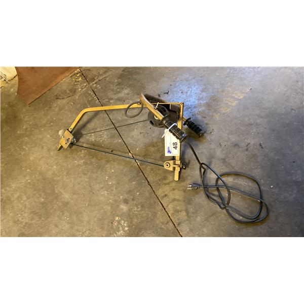 CUSTOM MADE BELT SANDER WITH EXTRA SANDING BELTS-CRANKSHAFT POLISHER