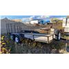 Image 1 : 2006 H&R 16' FLAT DECK TRAILER, BLACK, VIN #4J6US14146B081294, HAS REGISTRATION,