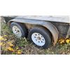 Image 2 : 2006 H&R 16' FLAT DECK TRAILER, BLACK, VIN #4J6US14146B081294, HAS REGISTRATION,