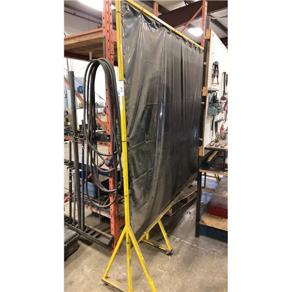 2 X 8' X 92" WELDING SCREENS ON WHEELS