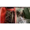 Image 4 : 36" WIDE DISPLAY RACK WITH LARGE SELECTION OF GRADE 8 NUTS AND BOLTS. INC BINS ON FLOOR