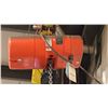 Image 4 : 1 1/2 TON JIB CRANE. BUYER TO REMOVE. APPROX 16' BOOM, BEARING SWIVEL. CM LOADSTAR HOIST WITH