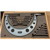 Image 1 : MITUTOYO PRECISION MICROMETER SET 12' .001" ACCURACY