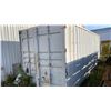 Image 1 : 20' STORAGE CONTAINER. SPRAY FOAM INSULATED. METAL SHELVES. HAS BEEN USED FOR COMPRESSOR. 101"H