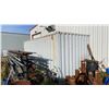 Image 2 : 20' STORAGE CONTAINER. SPRAY FOAM INSULATED. METAL SHELVES. HAS BEEN USED FOR COMPRESSOR. 101"H