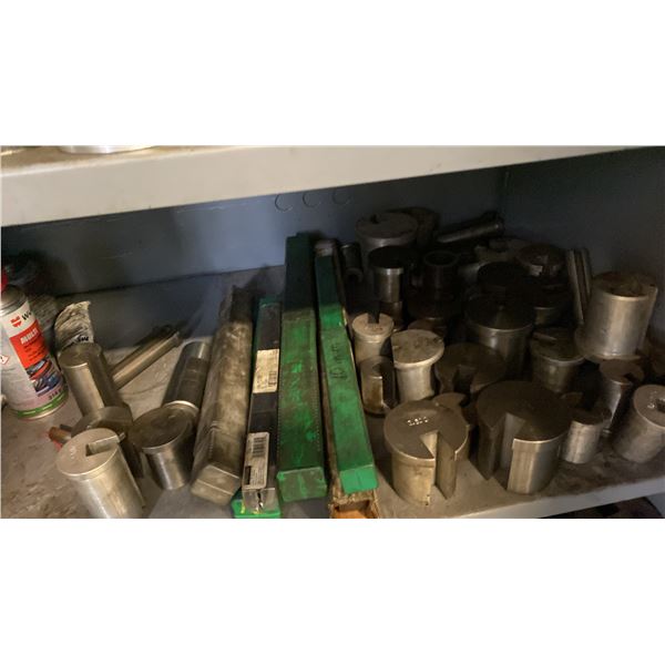 MANUAL BROACH TOOLING AS IN PHOTOS. APPROX 60 PIECES, ASST SIZES