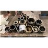 Image 1 : ASST S.A.E. SOCKETS. 10 PCS 3/4" DRIVE 6 PCS 1/2" DRIVE