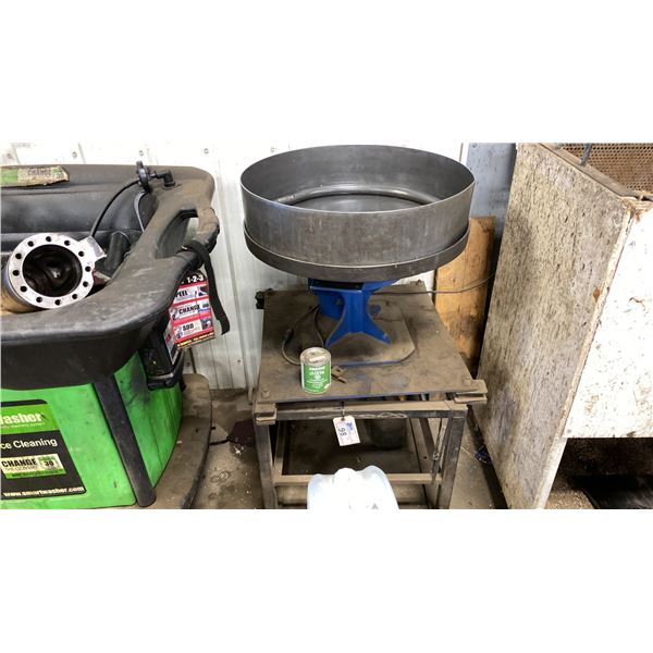 ROSE LAPPING MACHINE ON STAND WITH COVER