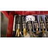 Image 1 : SET OF 5 PIPE TAPS FOR TAPPING ATTACHMENT, 1/4"-1" PIPE THREAD