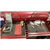 Image 2 : MASTERCRAFT MAXIMUM TOOL CABINET ON WHEELS. INC SOME CONTENTS AS SHOWN IN PHOTOS BUT NOT ALL.
