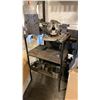 Image 10 : DIVIDING HEAD AND TAIL STOCK. INC METAL STAND AND OTHER TOOLING ON THE SHELVES AS SHOWN IN PHOTOS