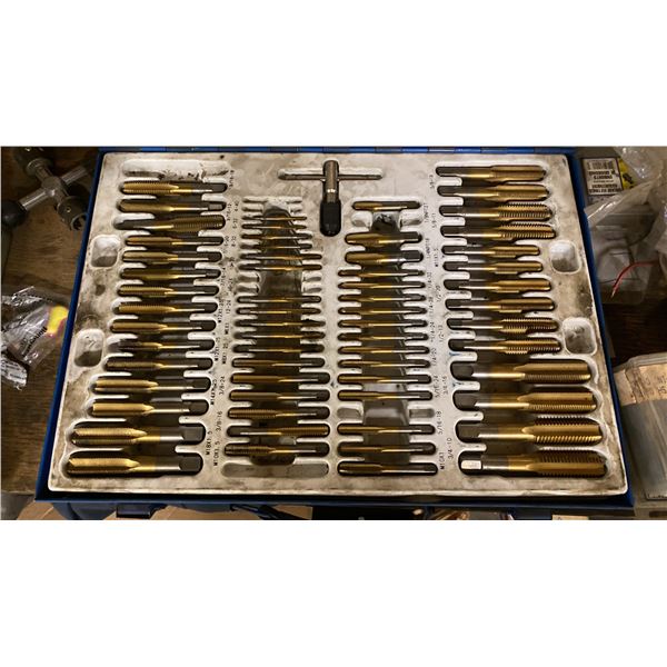 WESTWARD TAP SET. UP TO 3/4  AND 18MM. FEW PIECES MISSING