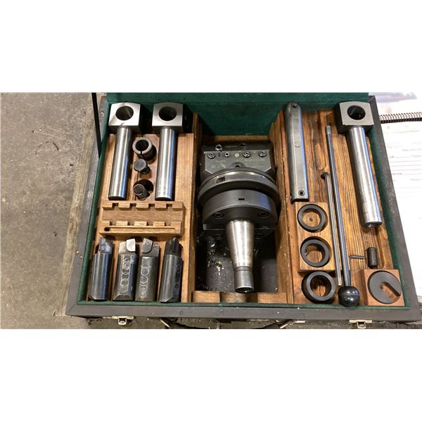 BORING AND FACING HEAD FOR MILLING MACHINE, COMPLETE KIT