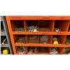 Image 4 : STORAGE CABINET COMPLETE WITH CONTENTS. INC BROACHES, PIPE FITTINGS, TOOL INSERTS, BEARINGS,