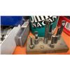 Image 3 : CONTENTS OF TOP OF SHELF. TOOL INSERTS, FITTINGS, MILLING TOOLS, BOLTS, ETC AS IN PHOTOS