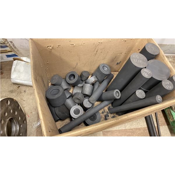 INVENTORY OF CARBON RODS FOR MILLING. 1 -3 1/2  DIAMETER. UP TO 12  LONG