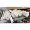 Image 1 : SEVERAL LENGTHS OF DELRIN PLASTIC FOR MILLING. THE LARGEST PIECE IS 8 1/4" DIAMETER X 12"